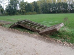 Tribune-deel uitgegraven